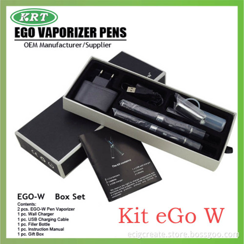 Top Selling E Cigarette Kit EGO W with Pen Style, EGO W